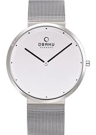 Fashion наручные  мужские часы Obaku V230GXCWMC. Коллекция Ultra Slim