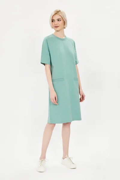 Платье-толстовка женское Baon B451038 зеленое L