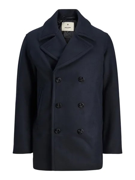 Межсезонное пальто JACK & JONES Bluсaptain, темно-синий