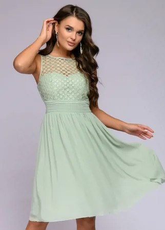 Вечернее платье женское 1001dress 0122001-30118TR зеленое 44