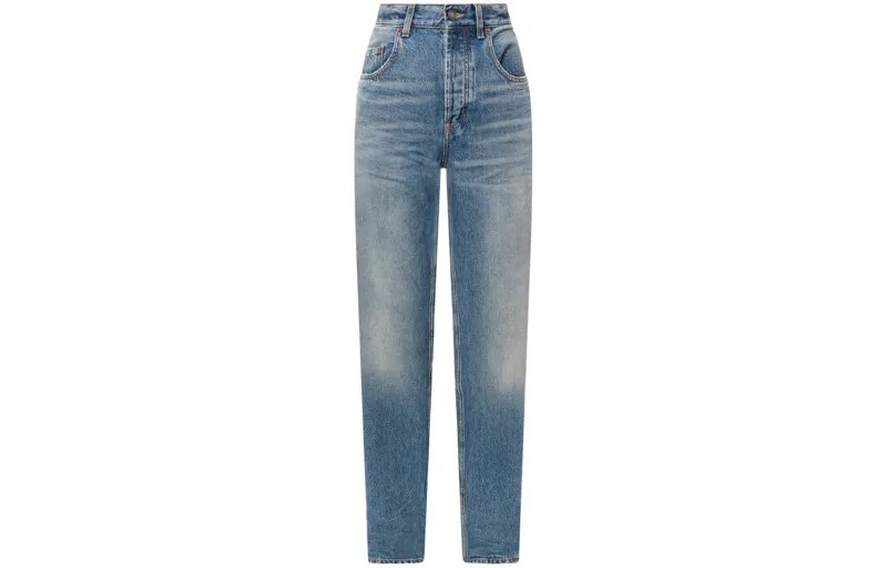SAINT LAURENT Женские джинсы, цвет Blue