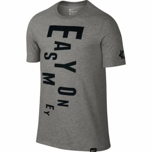 Мужская футболка Nike Kevin Durant Easy Money серо-черная 806570-063