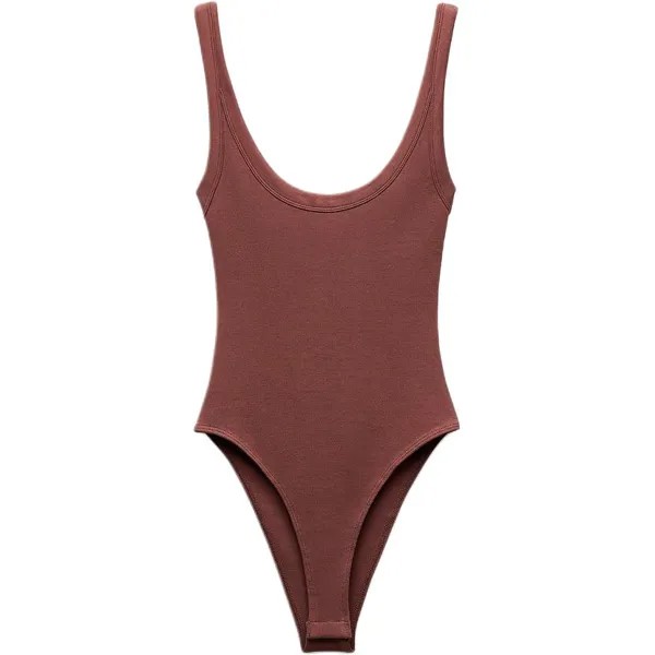 Боди Женский Коричневый Zara