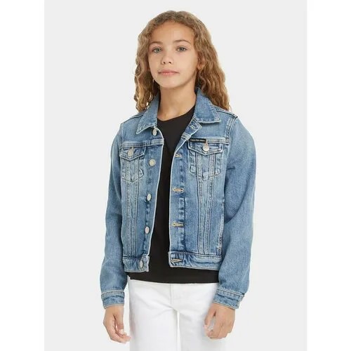 Джинсовая куртка Calvin Klein Jeans, размер 16Y [MET], синий