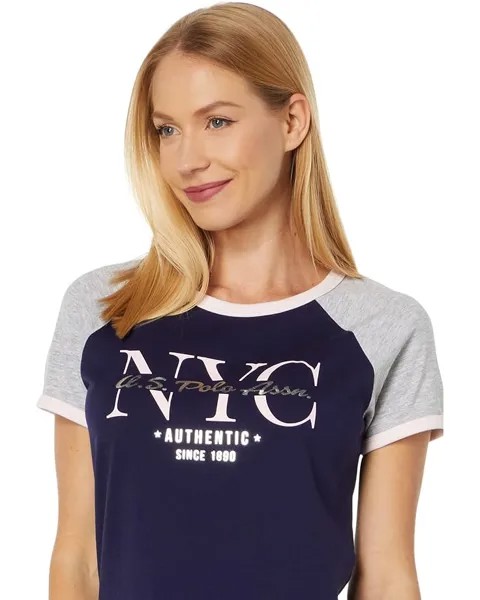 Футболка U.S. POLO ASSN. Ny Graphic Tee, цвет Evening Blue