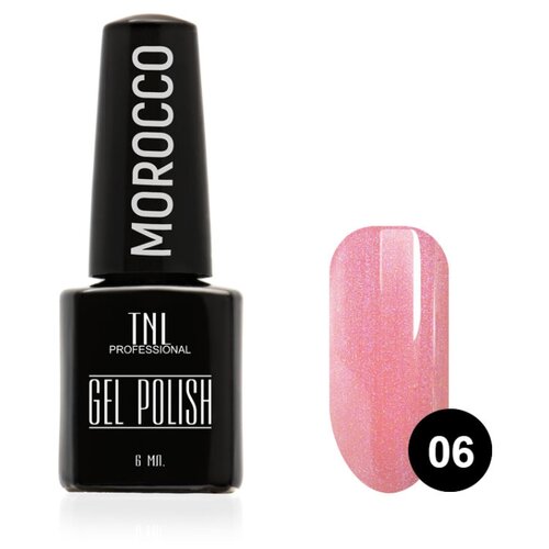 Гель-лак TNL Professional Morocco, 6 мл, оттенок №006- розовые грёзы