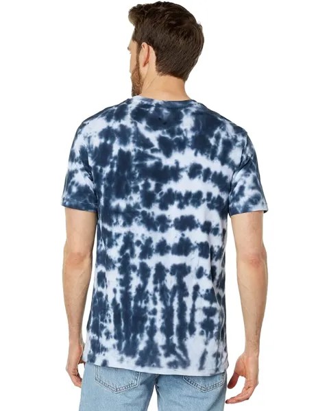 Футболка U.S. POLO ASSN. Short Sleeve Tie-Dye Uspa Graphic Tee, цвет Classic Navy