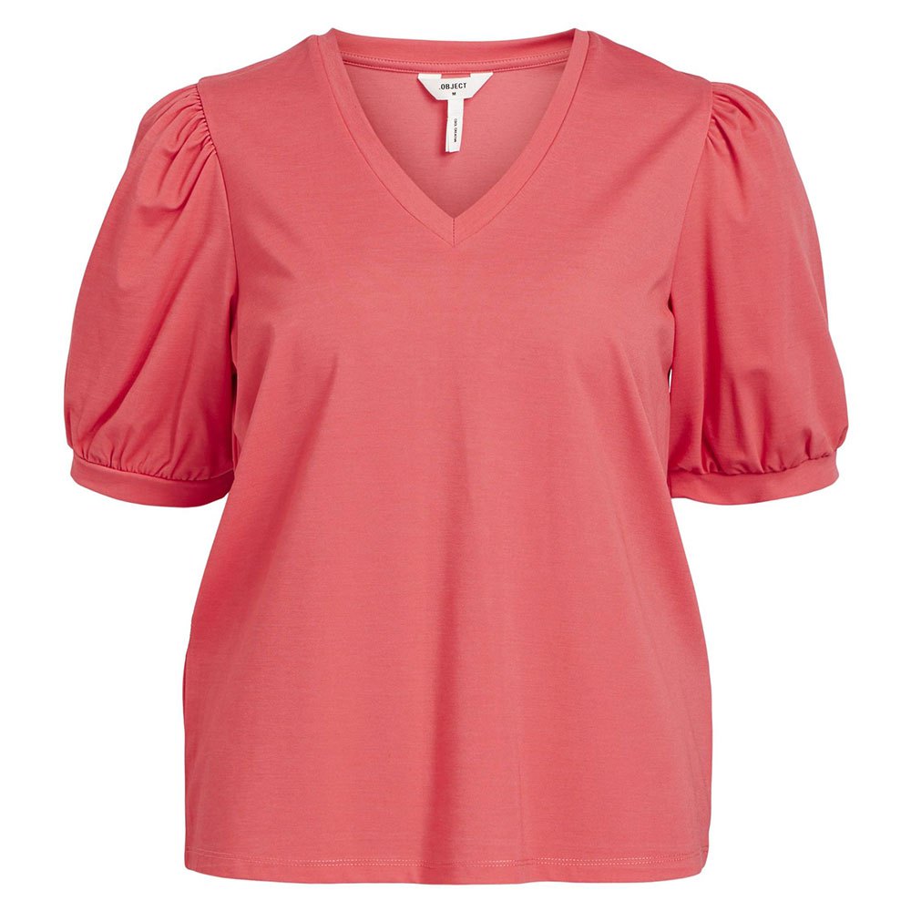 Блуза с коротким рукавом Object Caroline, розовый
