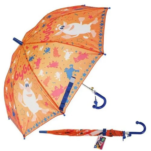 Зонт-трость Играем вместе, оранжевый, мультиколор