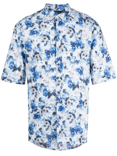 Xacus рубашка с цветочным принтом