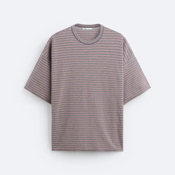 Футболка Zara Striped Knit, мультиколор