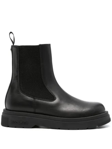 Woolrich ботинки с закругленным носком, черный