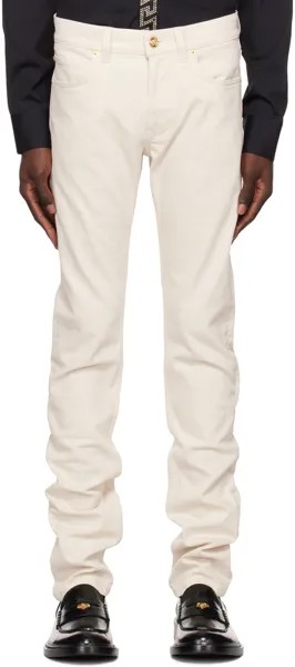 Джинсы Off-White Medusa Versace