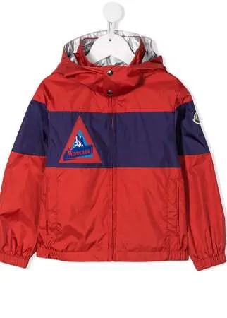 Moncler Enfant ветровка в стиле колор-блок