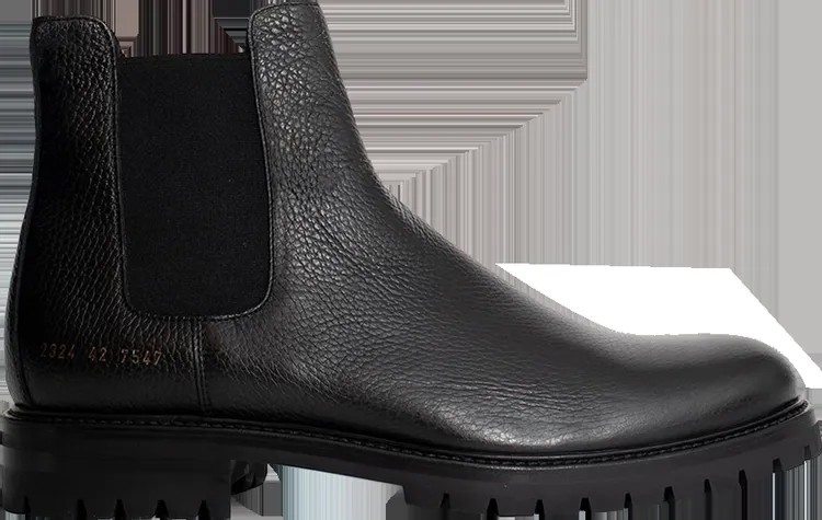 Ботинки Common Projects Winter Chelsea Boot Black, черный