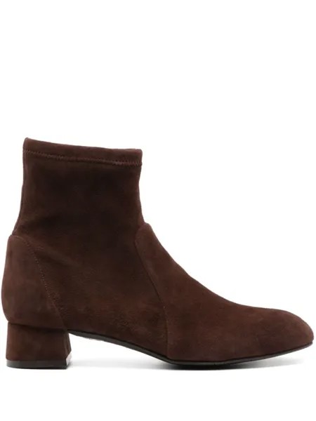 Stuart Weitzman ботильоны Grace Sock 35, коричневый