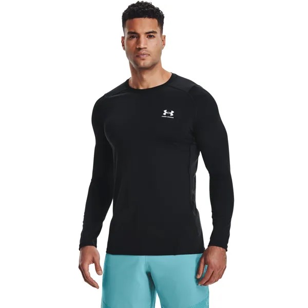 Лонгслив мужской Under Armour HG Fitted LS Tee черный XL