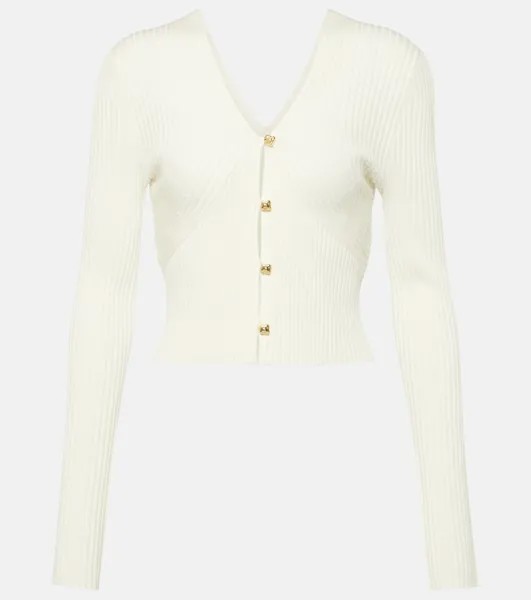 Кардиган из смесовой шерсти Chloé, белый