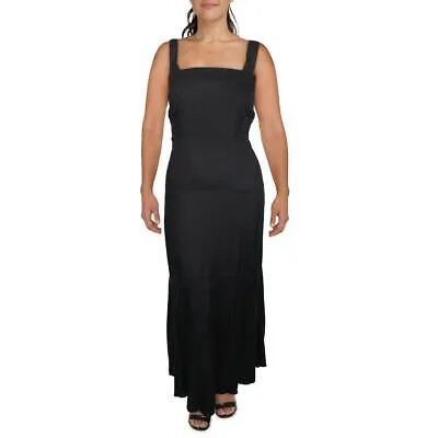Женское черное длинное повседневное платье макси с вставками Vince Camuto Plus 3X BHFO 4816