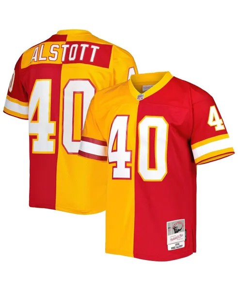 Мужская майка олстотт orange, red tampa bay buccaneers 1996 split legacy replica jersey Mitchell & Ness