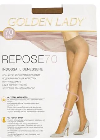 Колготки Golden Lady Repose 70 den, размер 2-S, melon (бежевый)