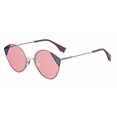 Солнцезащитные очки FENDI, розовый, лиловый