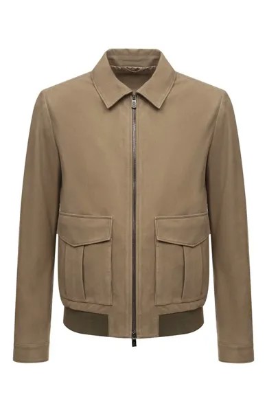 Замшевый бомбер Corneliani