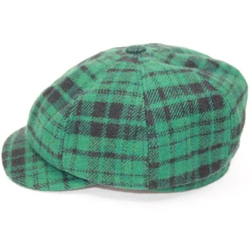 Кепка шлем Мария демисезонная, подкладка, размер 60 - 61, зеленый