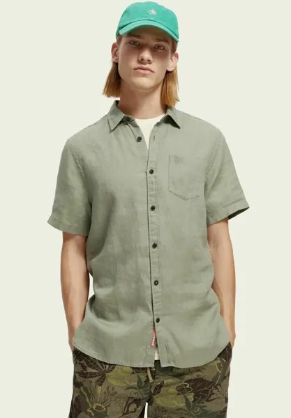 Рубашка SHORT-SLEEVED POCKETED Scotch & Soda, цвет army