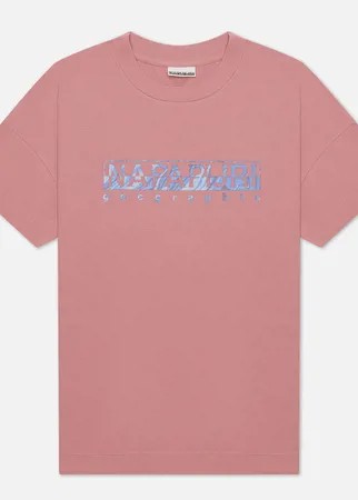 Женская футболка Napapijri Silea, цвет розовый, размер XS