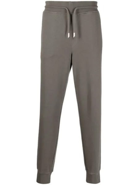 Zegna спортивные брюки с кулиской, серый