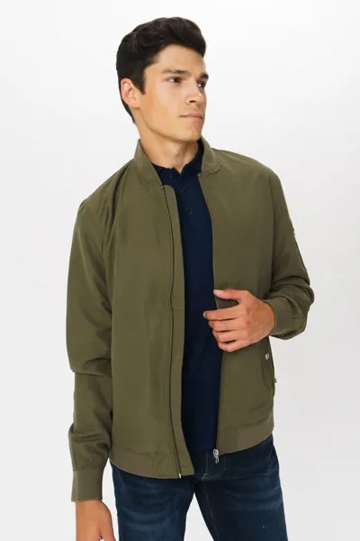 Бомбер мужской ONLY & SONS 22015866 зеленый S