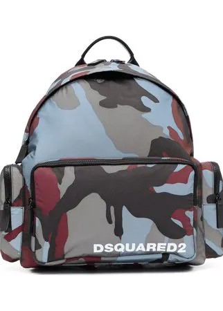 Dsquared2 рюкзак с камуфляжным принтом и логотипом