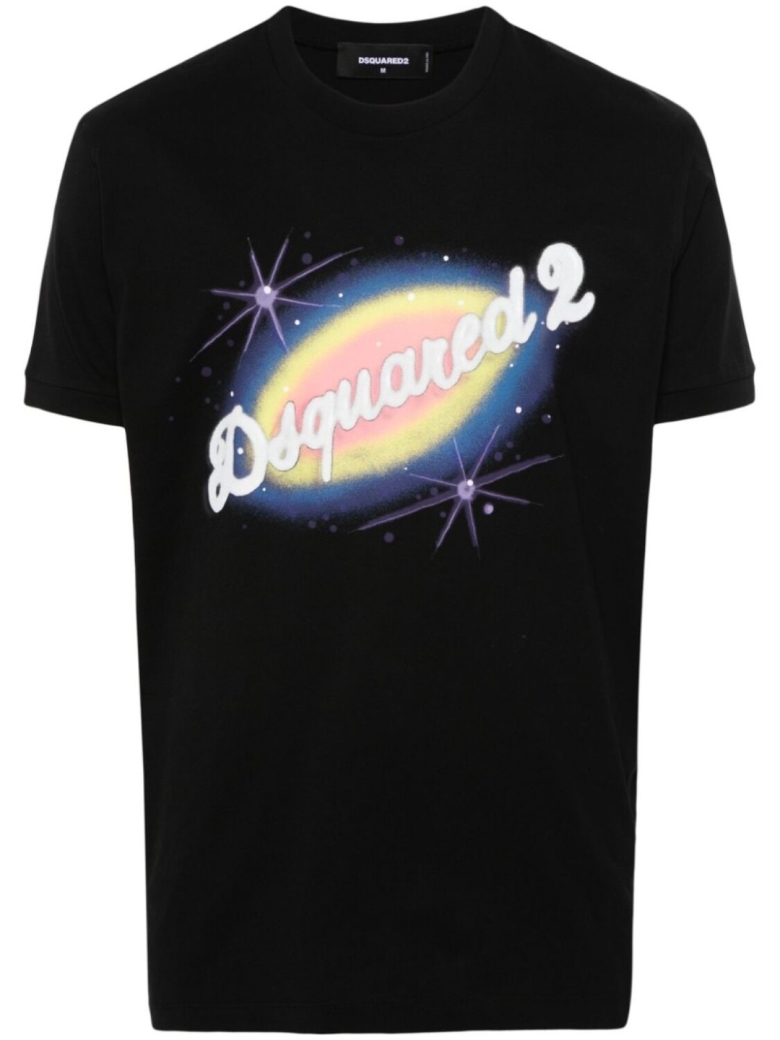 Dsquared2 футболка с логотипом, черный