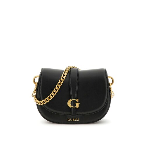Сумка GUESS, фактура матовая, гладкая, черный