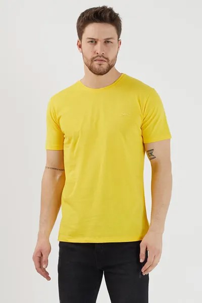 SANDER KTN Мужская футболка желтая SLAZENGER