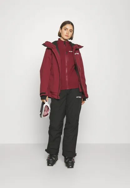 Лыжная куртка Xperior Crosscountry Adidas Terrex, темно-красный