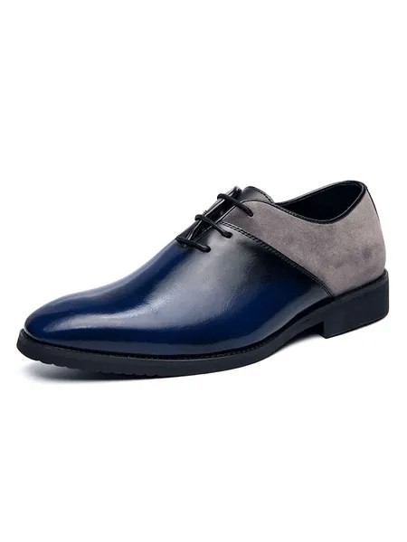 Milanoo Men's Two Tone Oxfords Dress Shoes