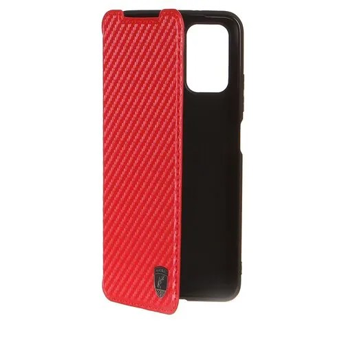 Чехол G-Case для Xiaomi Redmi Note 10 / 10S Slim Premium Carbon Red GG-1427