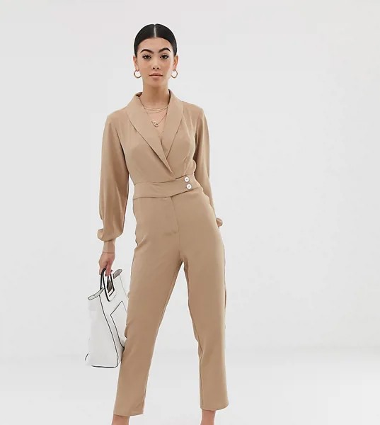 Комбинезон Fashion Union Petite-Бежевый
