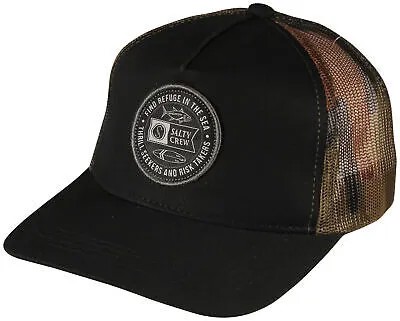 Кепка Salty Crew Boys Legends Trucker — черный/камуфляжный — новинка