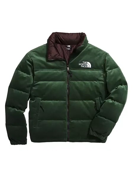 Двусторонняя пуховик 92 Nuptse The North Face, цвет pine needle coal brown