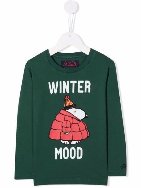 MC2 Saint Barth Kids футболка Winter Mood Snoopy