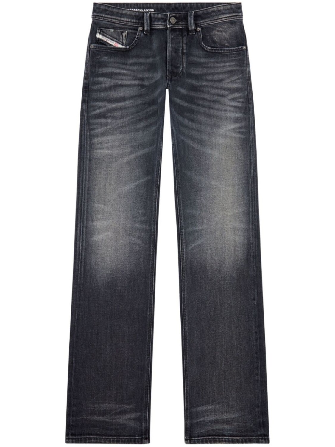Diesel джинсы 1985 Larkee прямого кроя, черный