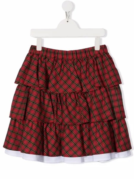 Philosophy Di Lorenzo Serafini Kids мини-юбка в клетку гингем