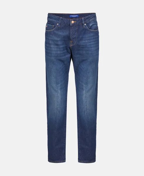 Джинсы узкого кроя Scotch & Soda, темно-синий