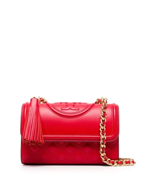 Tory Burch сумка-сэтчел с тисненым логотипом