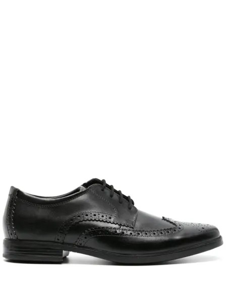 Clarks броги Howard Wing, черный