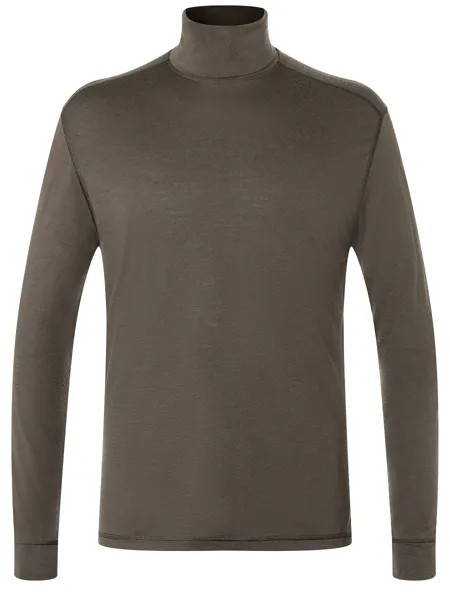 Лонгслив super.natural Merino, зеленый