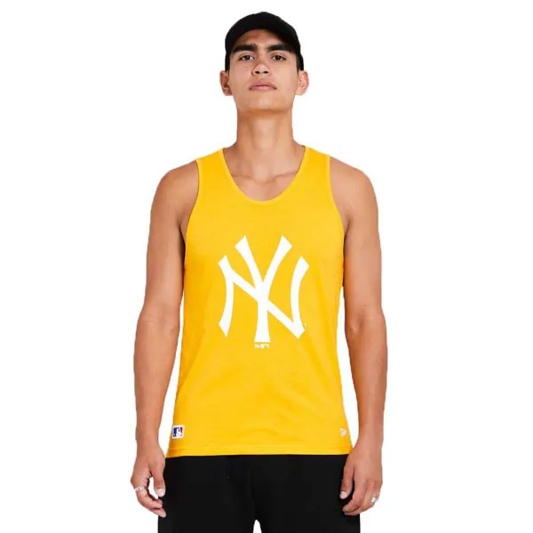 Футболка New Era MLB Team Logo New York Yankees sleeveless T-shirt, желтый